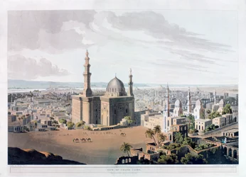 Vista del Gran Cairo, Egipto, 1809