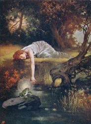 El Príncipe Rana con la princesa, principios del siglo XX