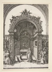 Sagrario de Altar con la Mujer Adúltera