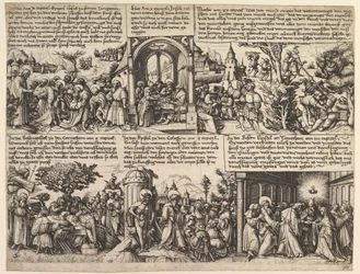 Diferentes escenas, de los Evangelios y de Acta Apostolorum