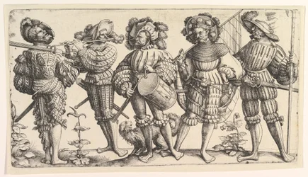 Cinco soldados alemanes