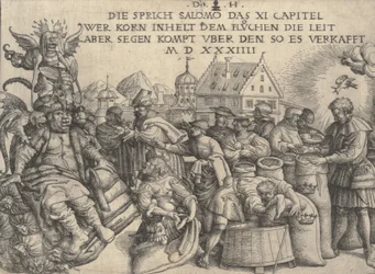 Ilustración de Proverbios 11:26, 1534