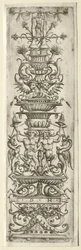 Ornamento Filete con Candelabro-Ornamento