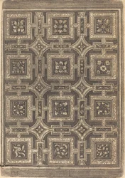 Diseño ornamental para techo artesonado