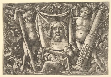 El sudario sostenido por dos ángeles, ca. 1515