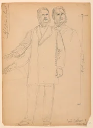 Dibujo, Presidente Chester A. Arth, 1850