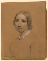 Dibujo, Sarah E. Richards, Hermana, 1841