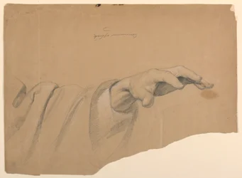 Dibujo, Estudio para "Communion of t, 1844