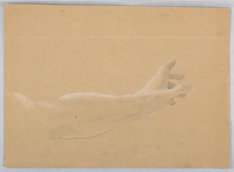 Dibujo, Estudio para "Early Christia, 1839-40