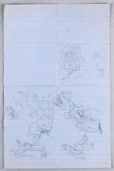 Dibujo, Estudio para "Grupo científico", 1858