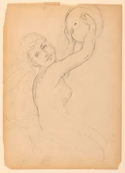 Dibujo, Estudio para la National Academy, 1887