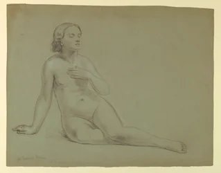 Desnudo femenino, estudio para "El sueño de la misericordia"