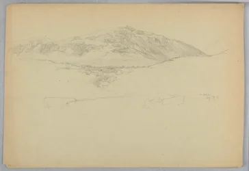 Boceto de paisaje, Monte Desierto, Maine