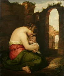 Madre e hijo, 1849