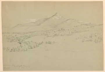 Monte Chocorua desde la colina cerca del pueblo de Tamworth