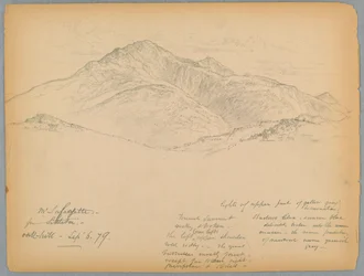Monte Lafayette desde Oak Hill, Littleton, New Hampshire
