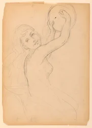 Boceto para una bacante