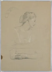 Estudio para "Recepción de Martha Washington"