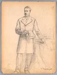 Estudio para retrato de James Prendergast