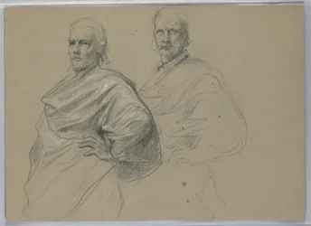 Estudio para "Tiziano mostrando"