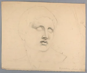 Estudio de Marco Antonio de una estatua