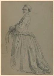 Estudio de Sophia Chew para "La Corte Republicana" (Día de Recepción de Lady Washington)