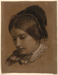 La esposa del artista Sophie