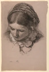 La esposa del artista Sophie
