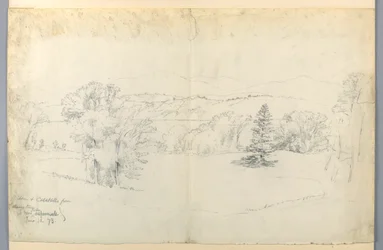 El río Hudson y Catskills desde Barrytown