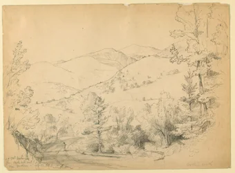 Vista del Monte Washington cerca de Jackson, New Hampshire, mirando al norte