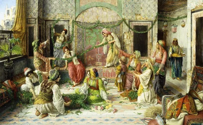 Decorando el harén