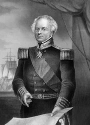 Almirante Thomas Dundas d1841, oficial naval británico de las Guerras Napoleónicas, 1857