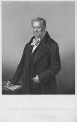 Barón Alexander Von Humboldt, el gran naturalista, 1850s