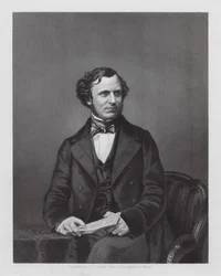 Edward Henry Stanley, Lord Stanley, político británico (grabado)