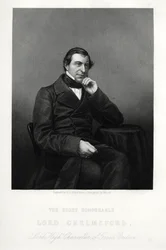 Frederic Thesiger, 1er Barón Chelmsford, jurista y político inglés, c. 1880