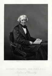 Michael Faraday, científico británico, c. 1880