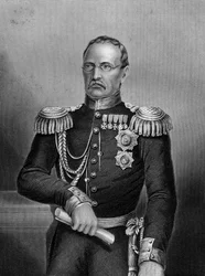 Príncipe Gortschakoff, soldado ruso, 1857