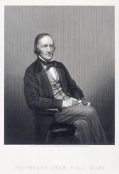 Sir Richard Owen, zoólogo inglés, c1860