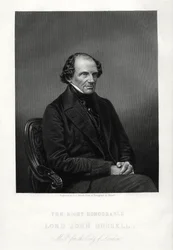 El Muy Honorable John Russell, 1er Conde Russell, estadista liberal británico, c1880