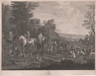 Una pieza de caza en la Sala de Caza de Houghton