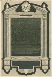Conmemoración de John Peryn en la iglesia de Acton
