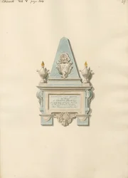 Monumento a Edward Crisp de la iglesia de Chiswick