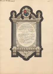Monumento a Humphry Primat, Nathaniel y Ann Primat de la iglesia de Hampton