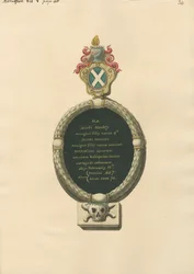 Monumento a Jacob Hawley de la iglesia de Brentforth