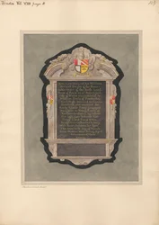 Monumento a Sir William Herbert desde la iglesia de Hendon