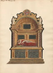 Tumba de Sir Edward Fennen de Hayes desde la Iglesia de Hayes