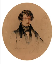 Autorretrato (frontispicio de «Memorias de Daniel Maclise R.A.» de O