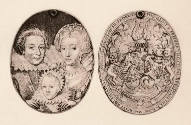 Federico de Bohemia, Isabel Estuardo y su hijo, Federico Enrique, 1621, 1904