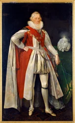 William Knollys c.1620 (óleo sobre lienzo)