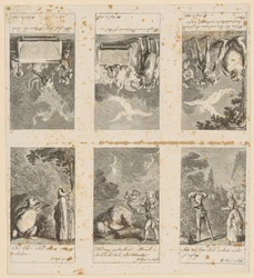Láminas 4-9 para «La tempestad» de Shakespeare